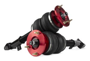Dodge Magnum Air Suspension Kit - Front - Air Lift - Double-Bellows Air Spring + Monotube Shocks - Red/Black - `05-`08